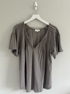 Bohme Gray Short Sleeve Top Size M